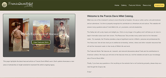 fdmillet.org homepage